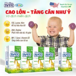Helloblend grow - phát triển chiều cao