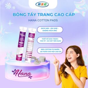 Hana Cotton Pads - Bông tẩy trang cao cấp