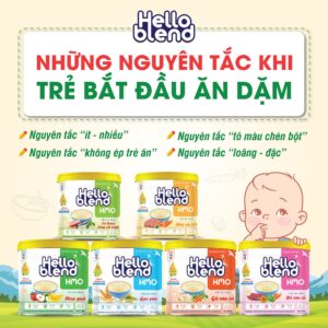 Hello Blend Bột Ăn Dặm Cá Basa